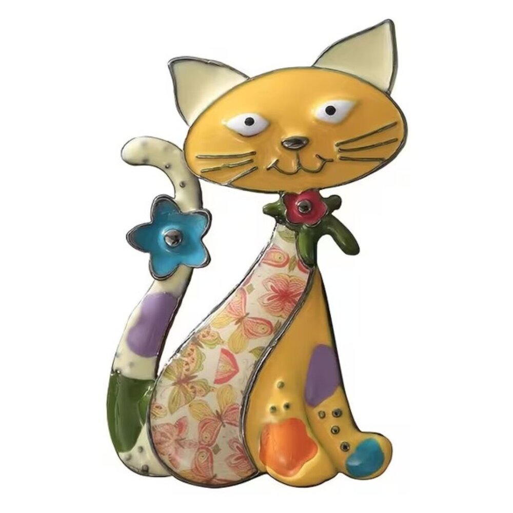 Smiling Cat Brooch - Picture 3 of 4